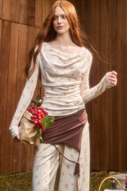 Liberty Print Top and Pants Set-Up