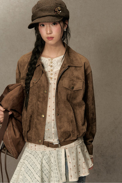 Retro Leather Biker Jacket