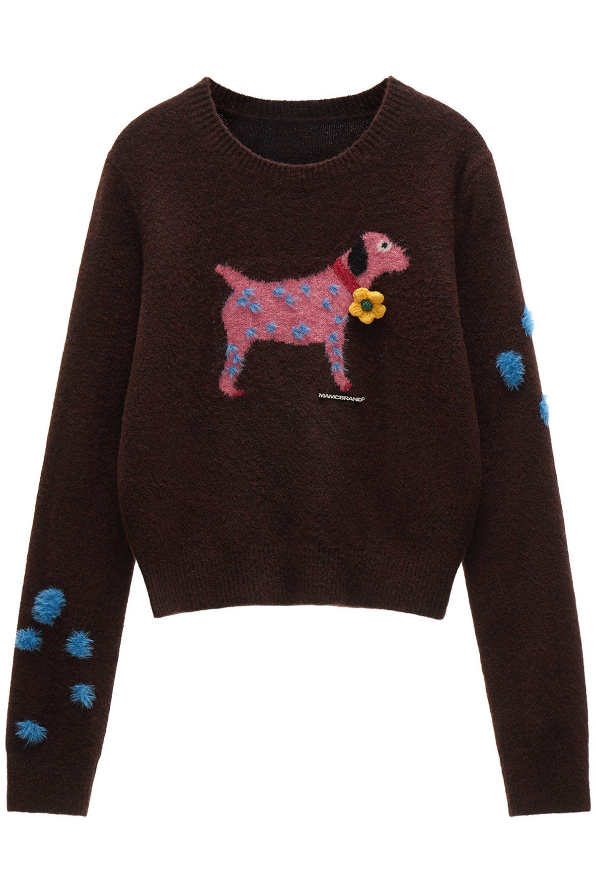 Puppy Jacquard Sweater