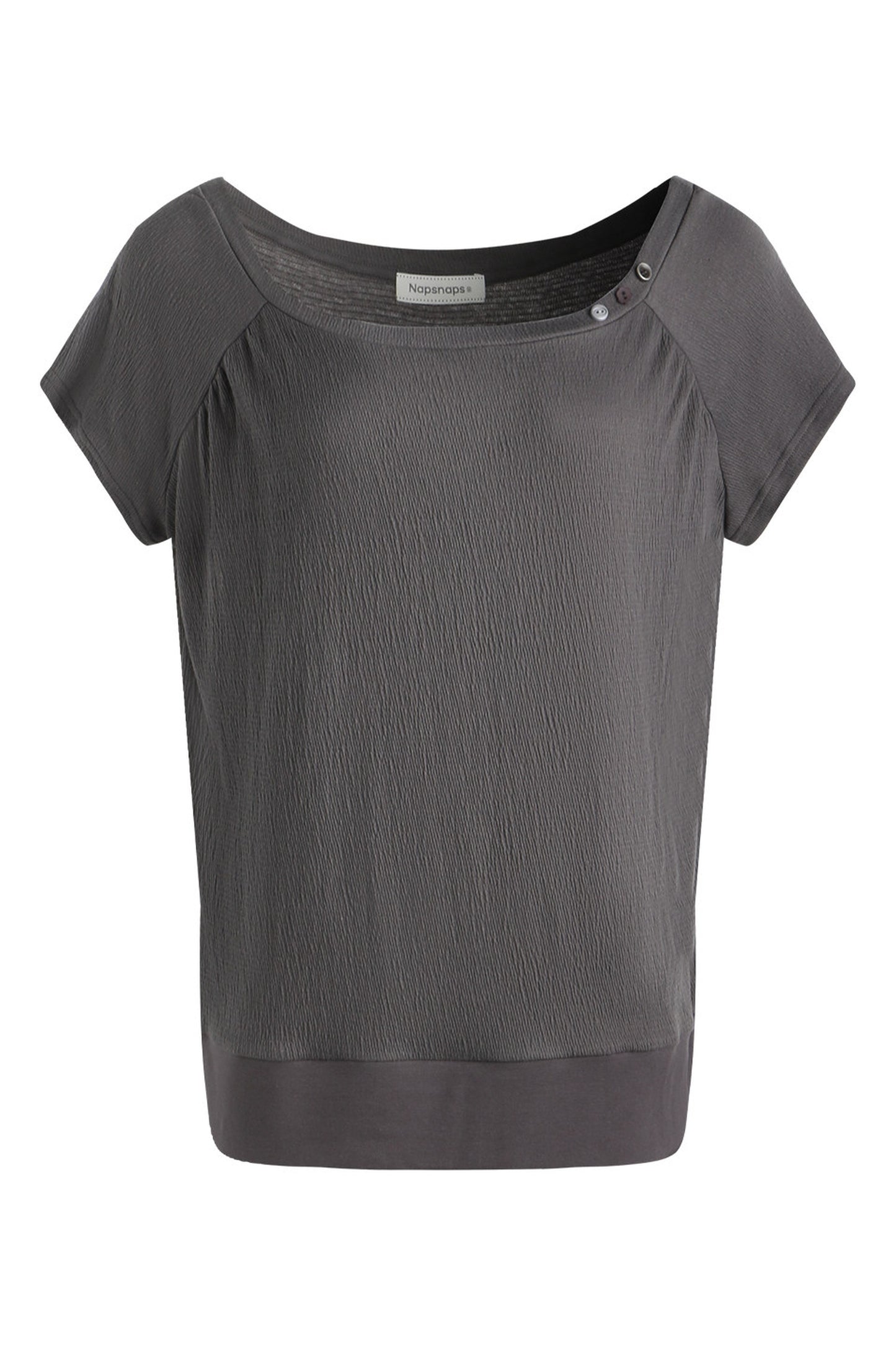 Color-Blocked Raglan Knit Blouse