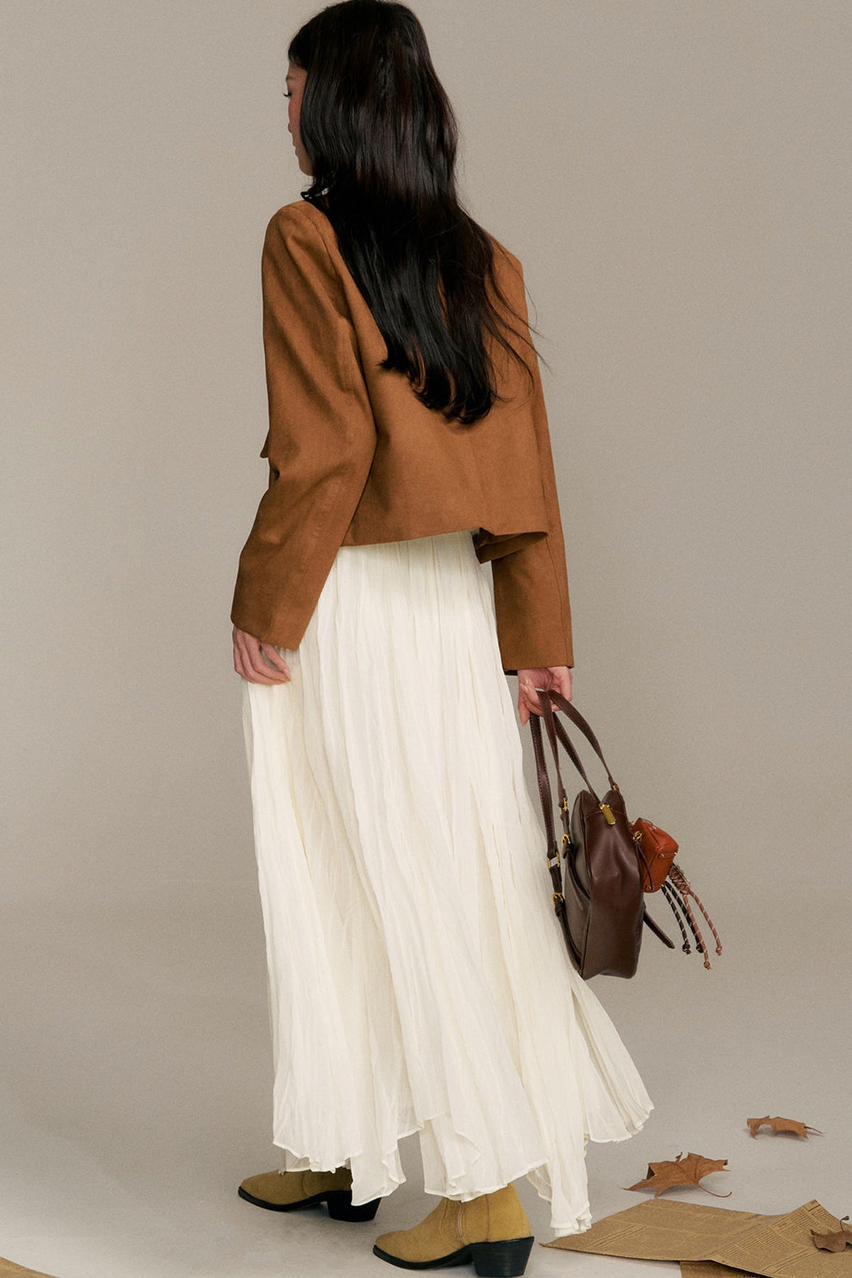 Faux Suede Brown Jacket