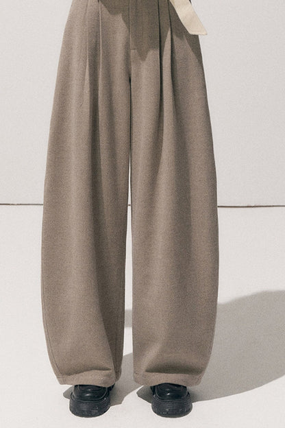 High-Waisted Petite Wide-Leg Pants