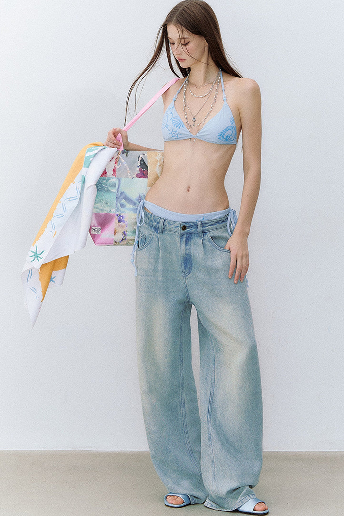 Jeans vintage in lyocell lavato