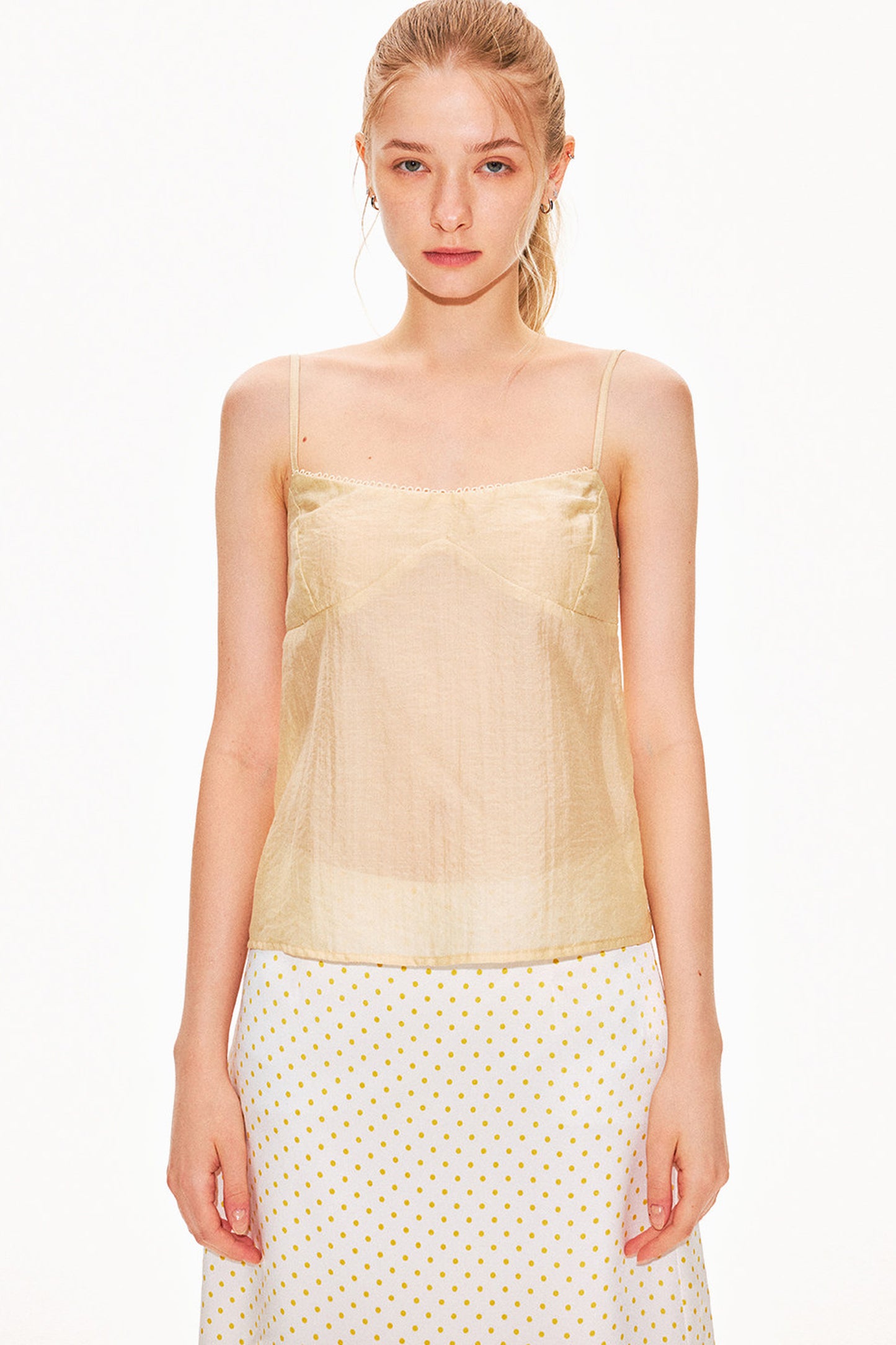 Lyocell Tencel Spaghetti Strap Top