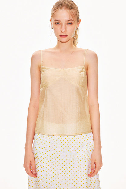 Lyocell Tencel Spaghetti Strap Top