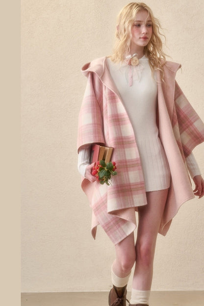 Reversible Wool Cape