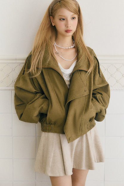 Distressed Loose Workwear Jacket