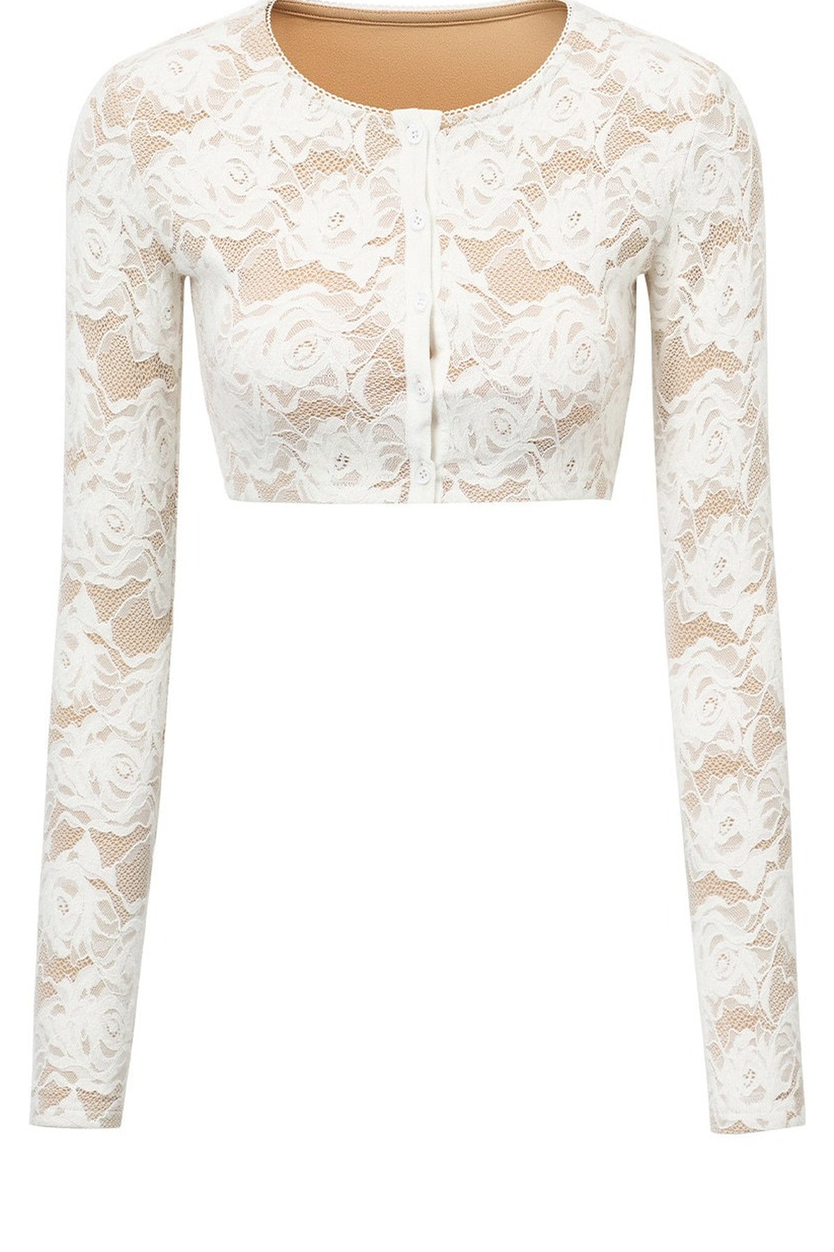 Ensemble cardigan et body caraco à dentelle