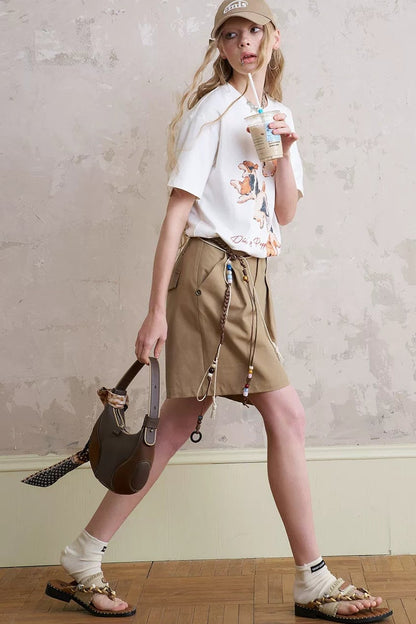 Short Sleeve Top Shorts Trousers Set-Up