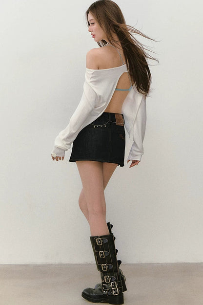 Wendbare Strassbluse