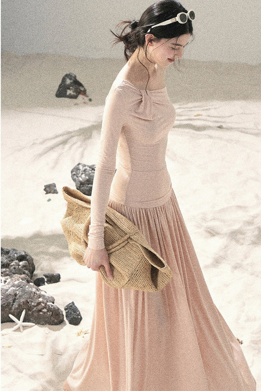 Sunset Elegance Top and Skirt Set-Up