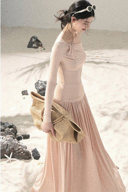 Sunset Elegance Top and Skirt Set-Up