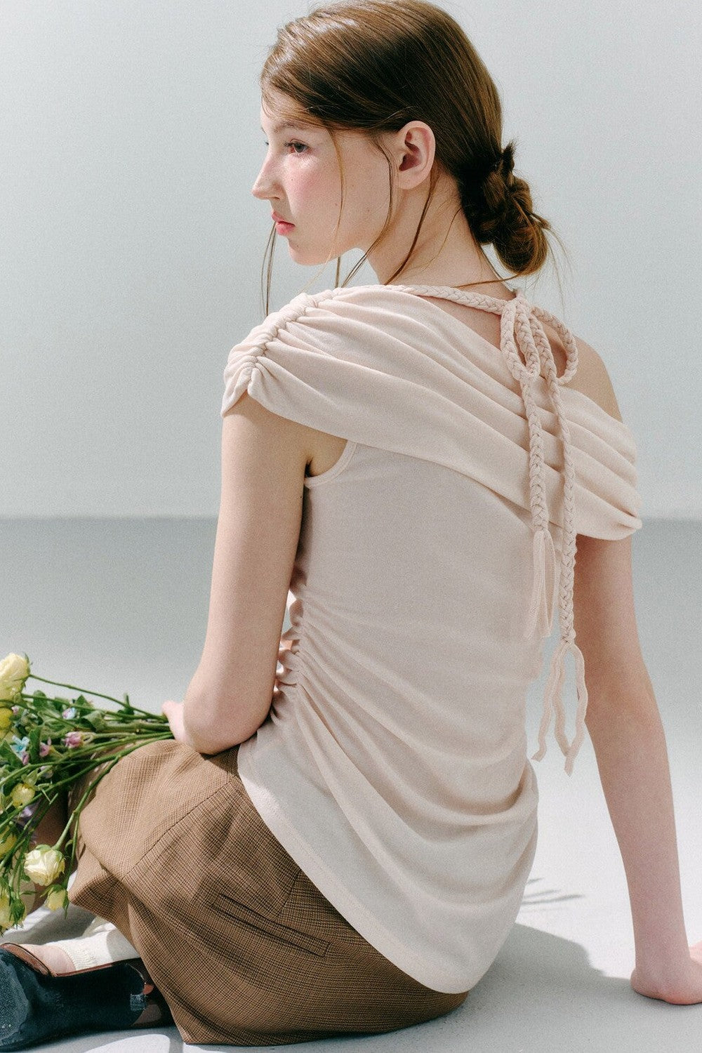 Off-Shoulder Tie Top