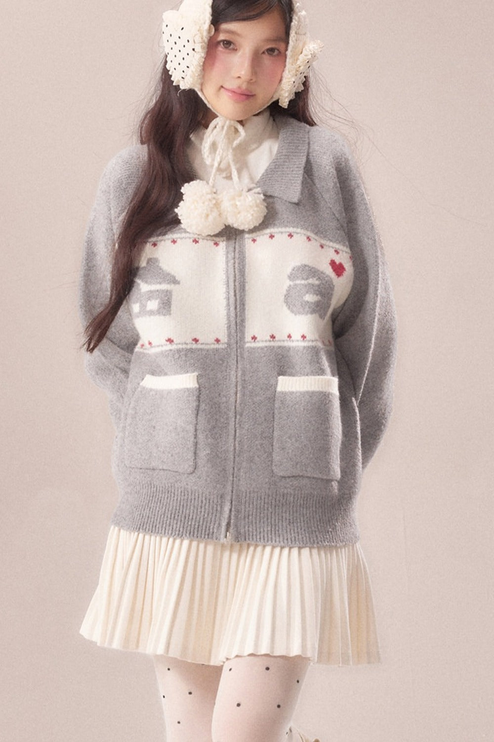 Snowfall Cottage Fair Isle Cardigan