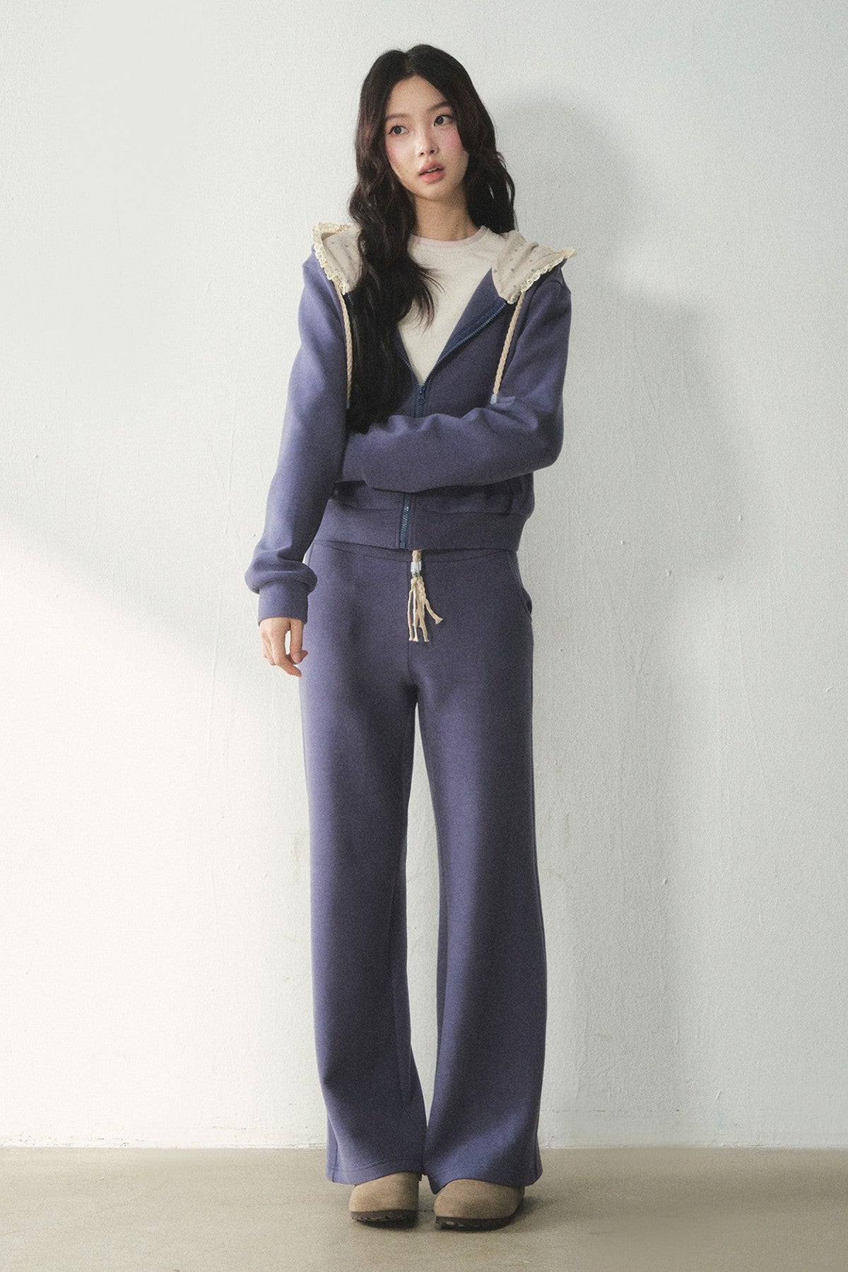 Floral Air-Layer Sweatshirt and Pants