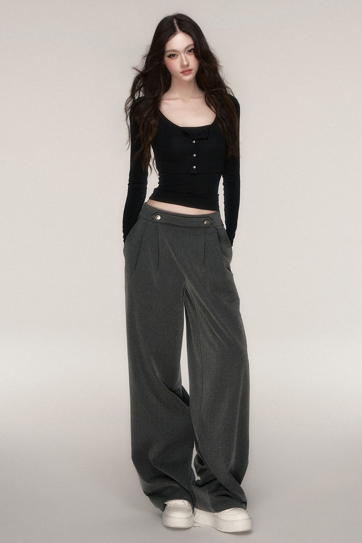 Napoleon Style Straight Leg Trousers
