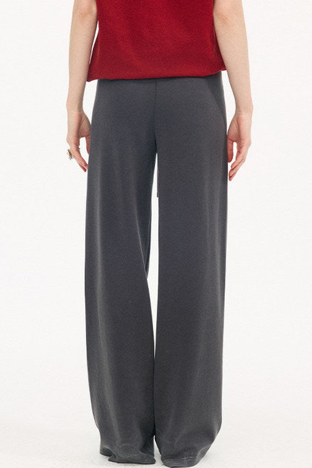 Pantalones casuales slim de cintura alta