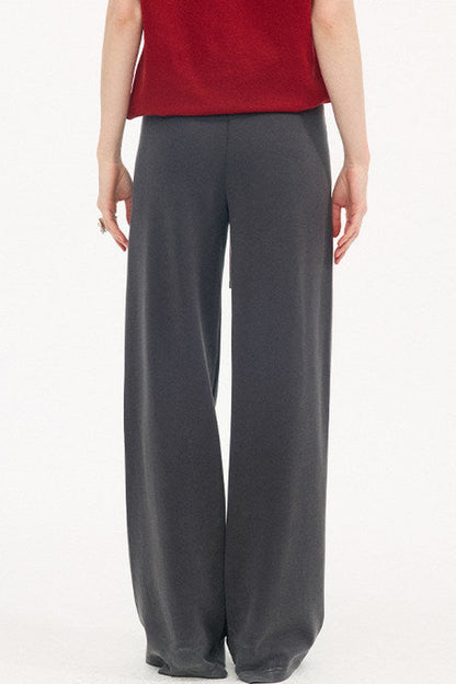 Pantalones casuales slim de cintura alta