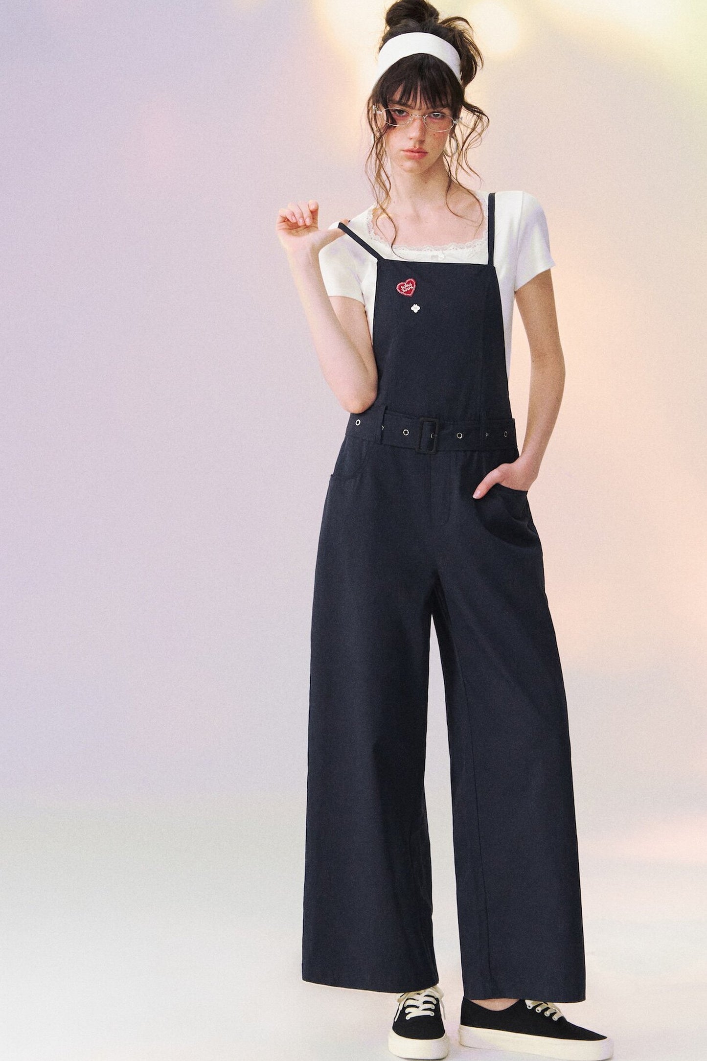 Square Neck Lace Trim Top