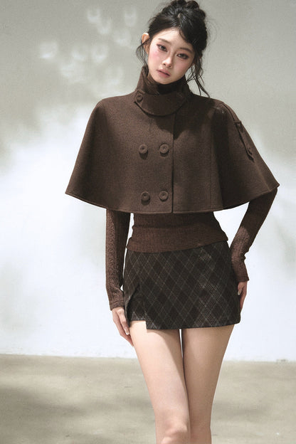 Lace Patchwork A-Line Skirt