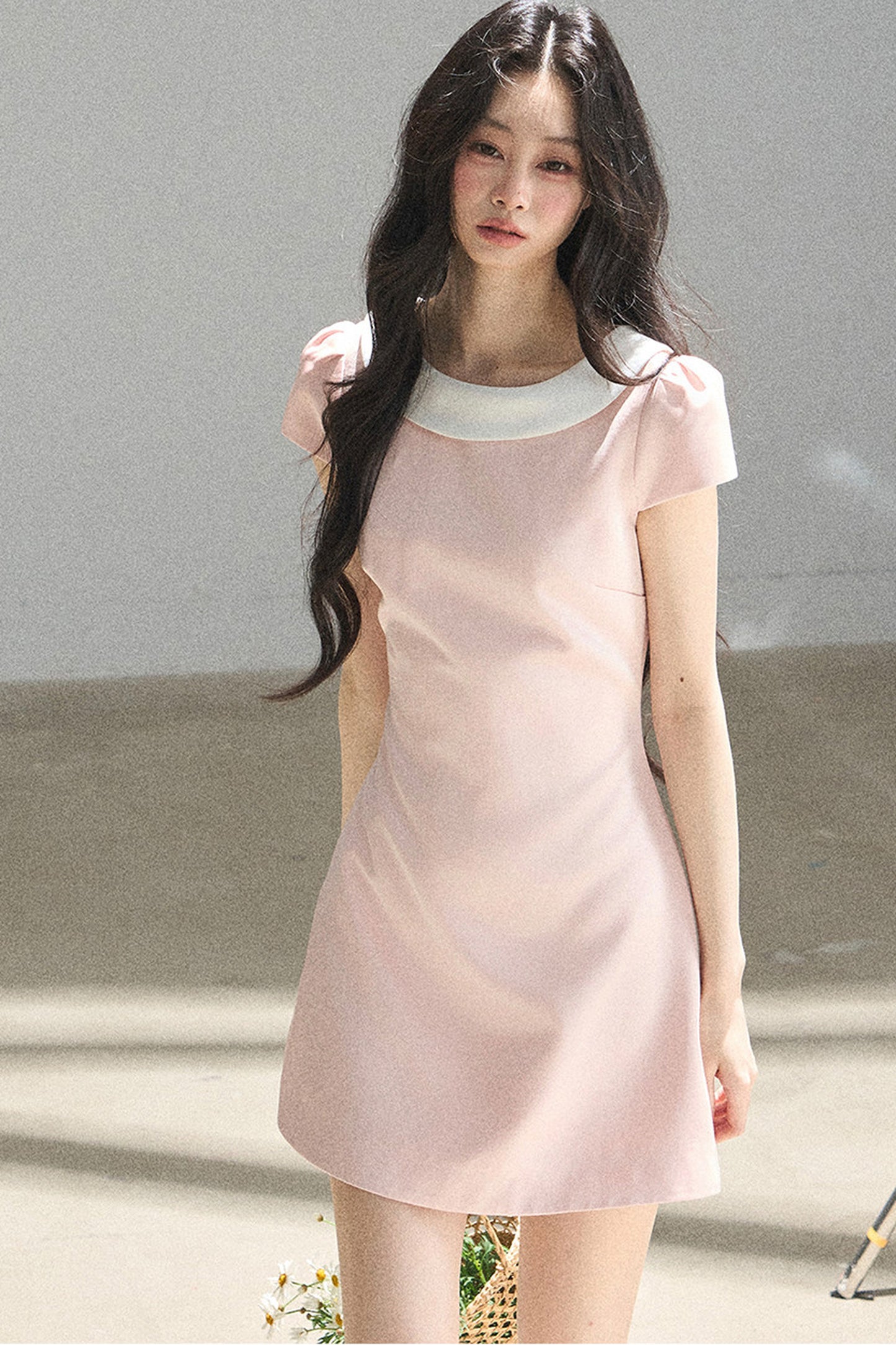 First Blooming Satin Dress