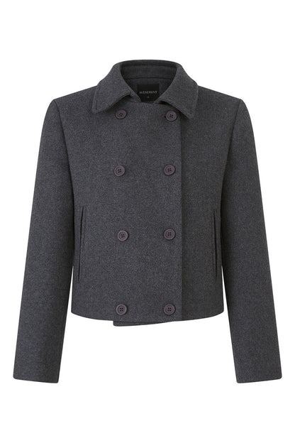 Double-Breasted Wool Coat