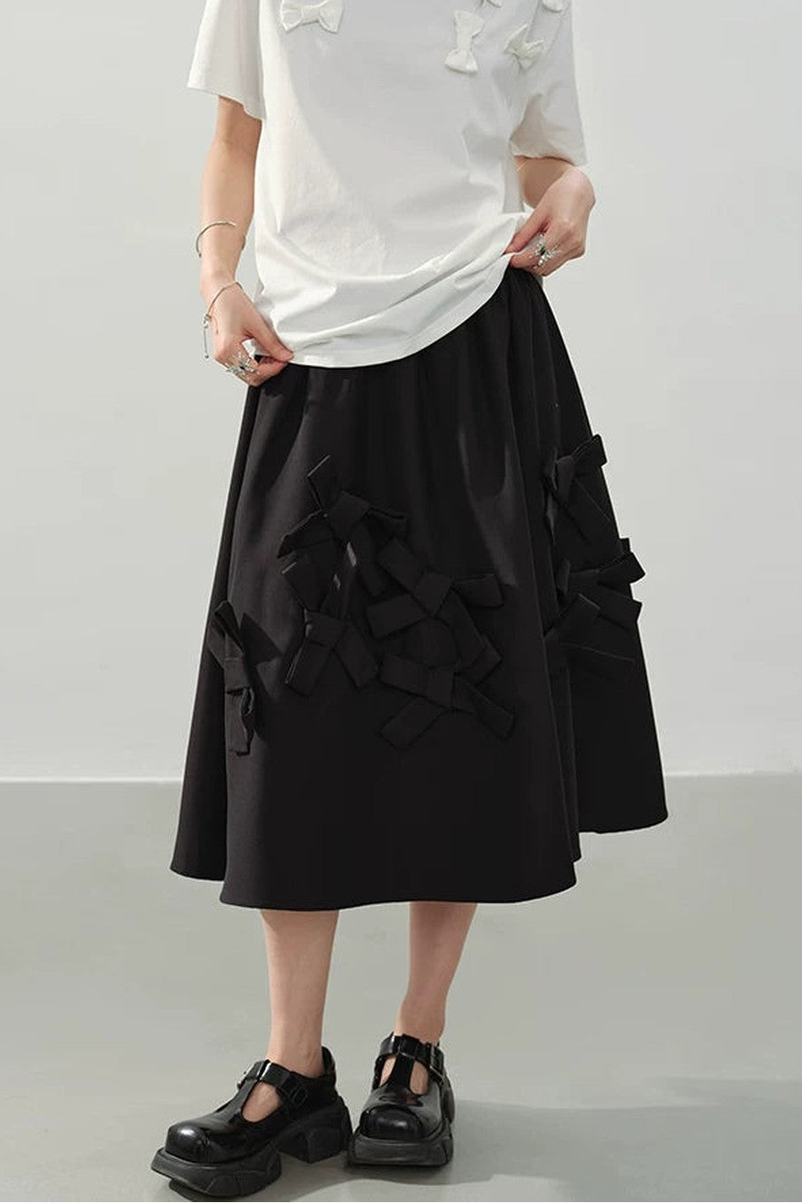 Silent Romance Bow Skirt