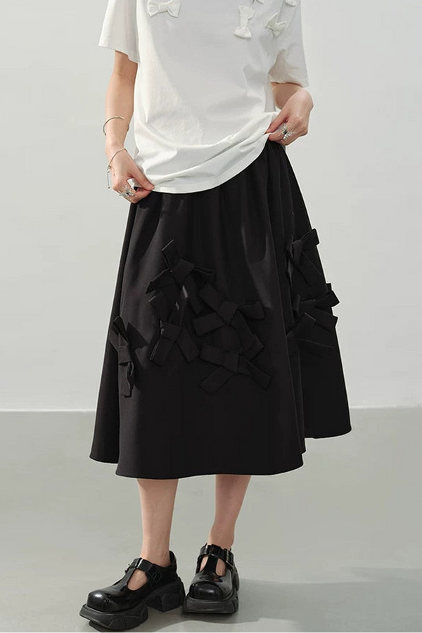 Silent Romance Bow Skirt