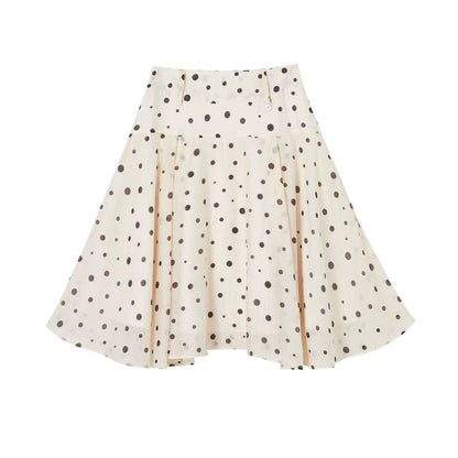 Tencel Polka Dot Skirt