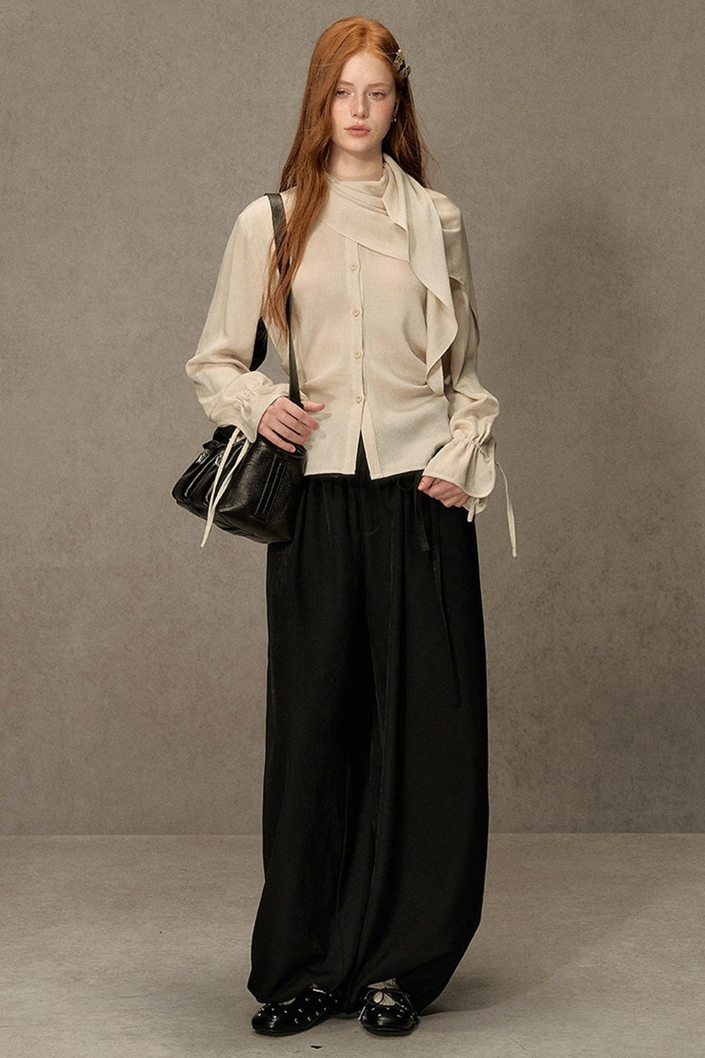 Vintage Lantern Loose Pants
