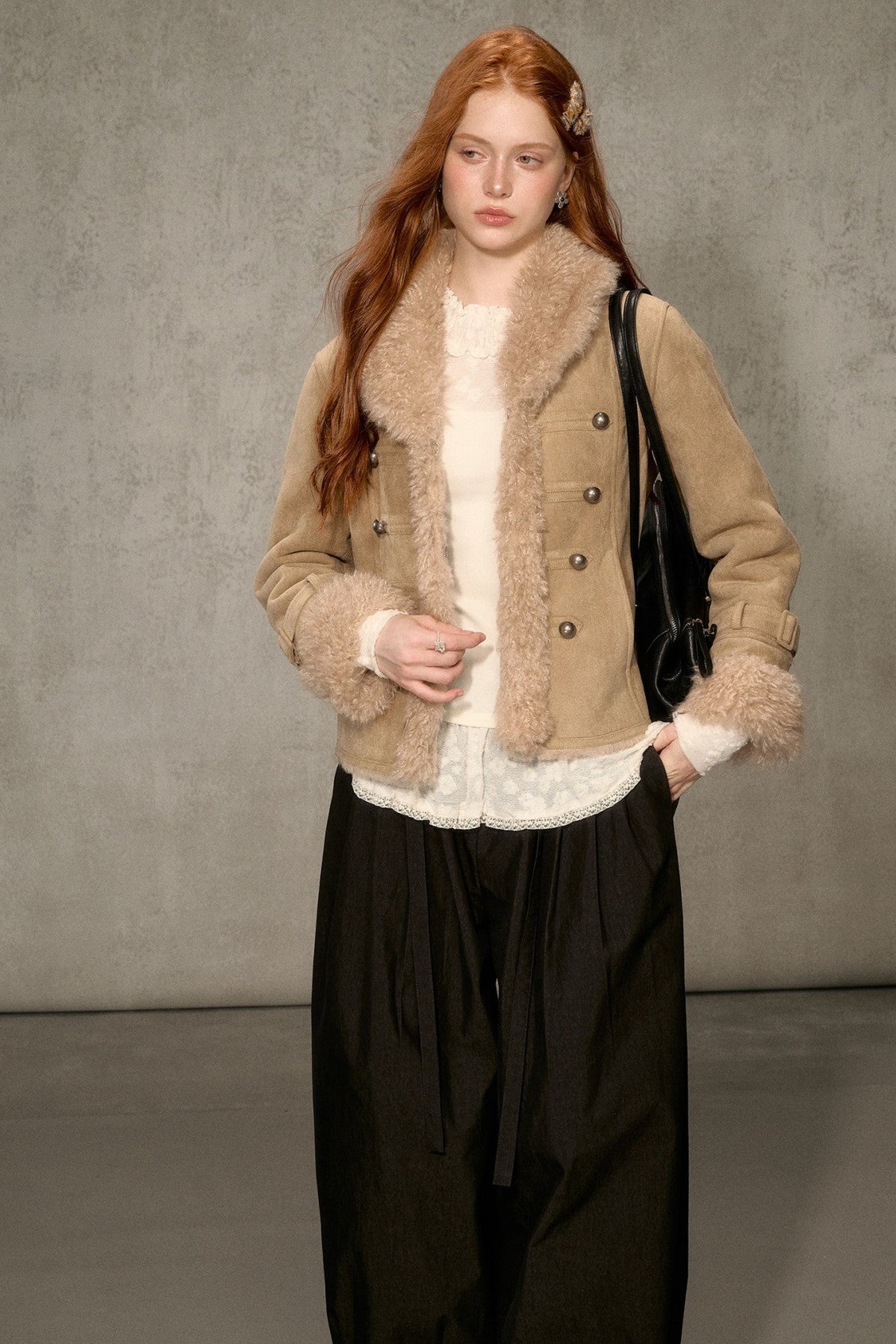 Fur Collar Jacket