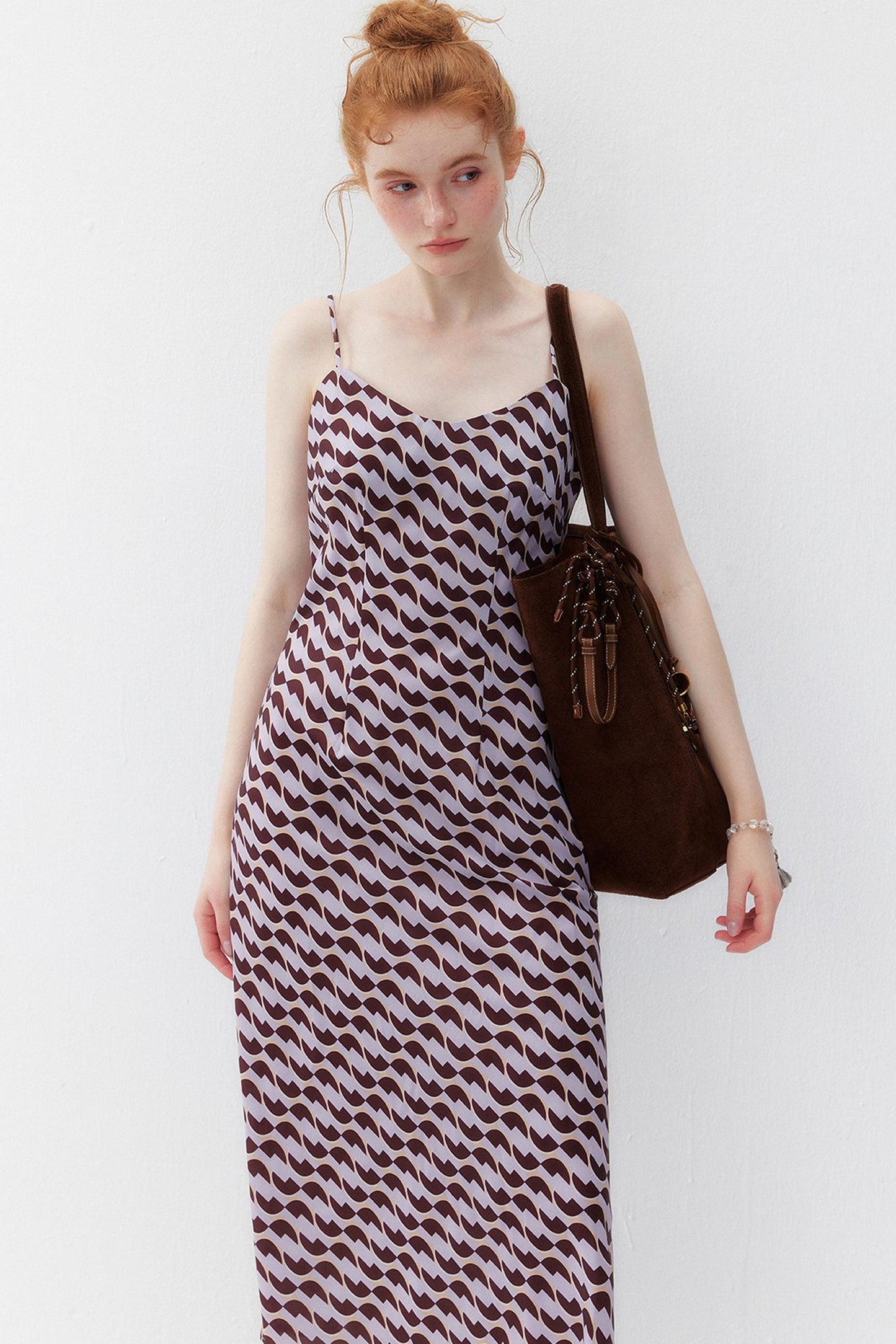 Chiffon Floral Print Long Dress
