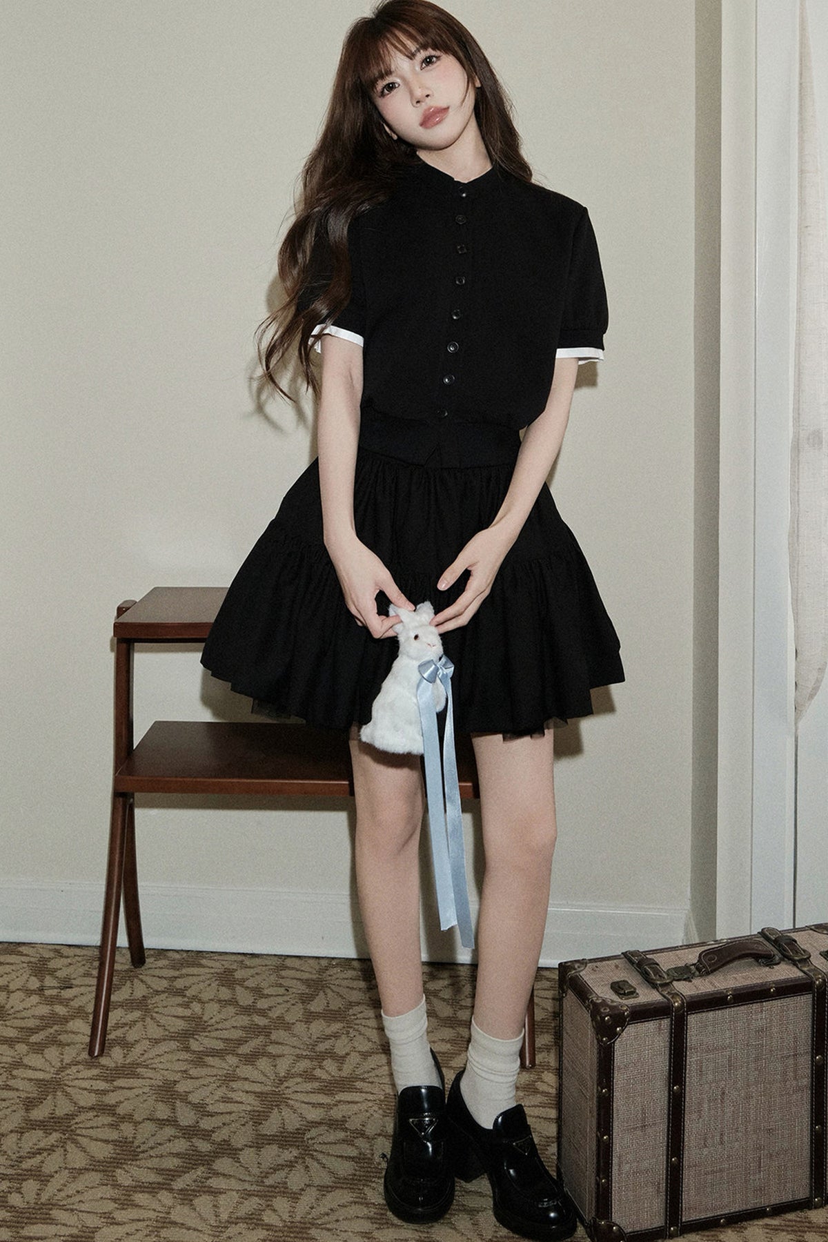 Ballet Style Double-Layer Mesh A-Line Cake Skirt