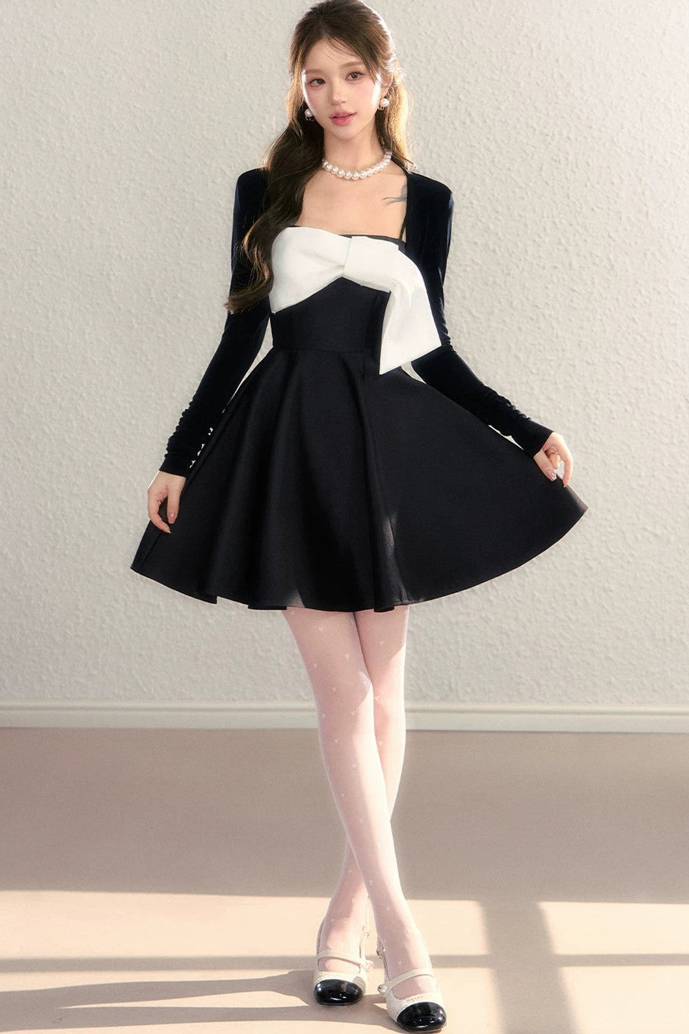 Abito da sera in tulle con spalle scoperte
