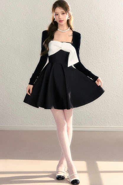 Abito da sera in tulle con spalle scoperte