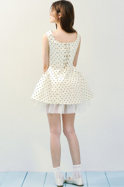 Two-Tone Satin Princess Dress