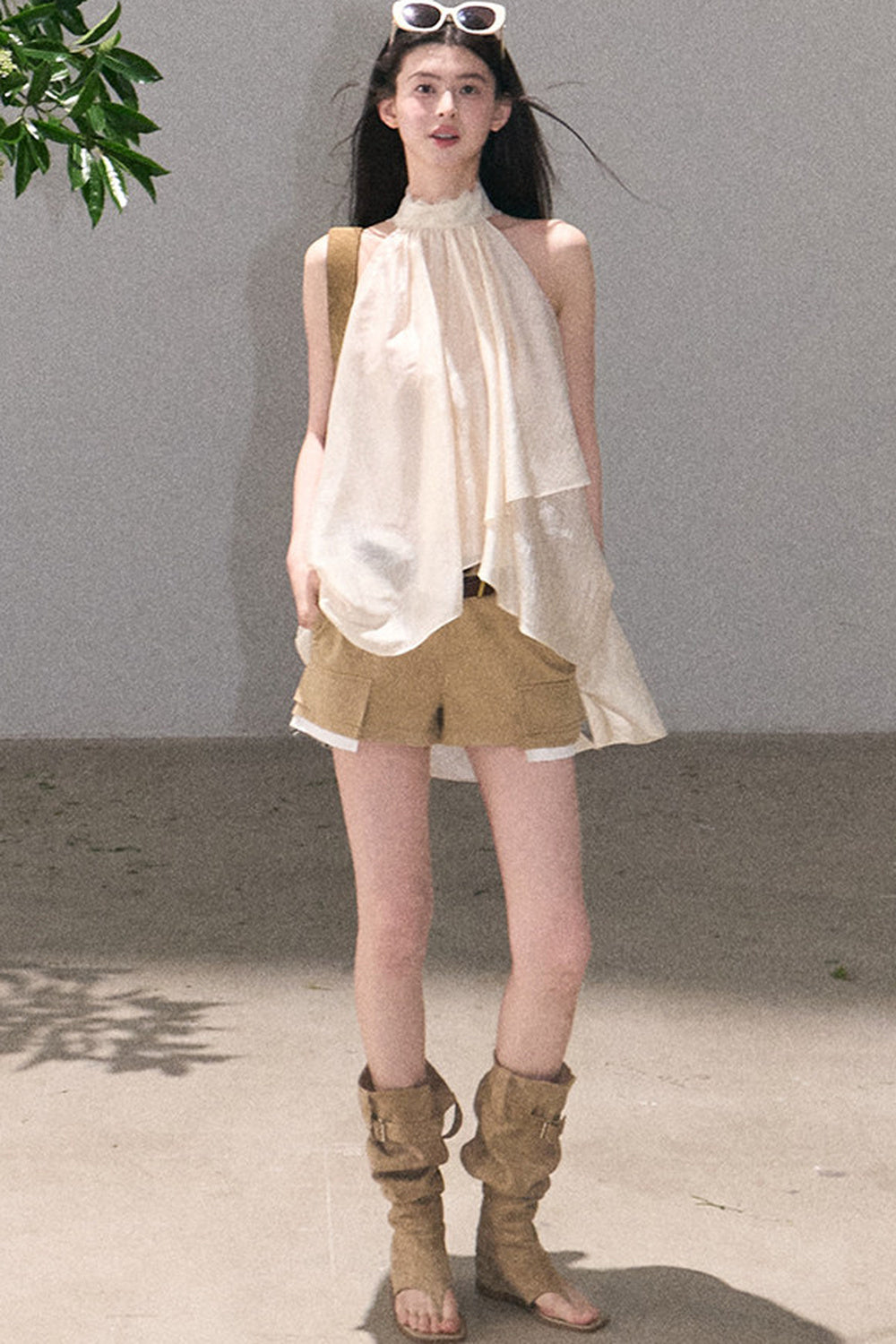 Gilet in pizzo dolce sole