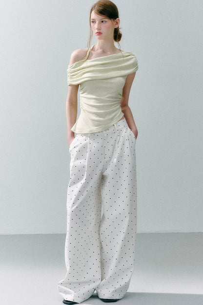 Off-Shoulder Tie Top