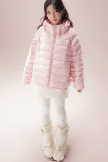 Silhouette Zipper Down Jacket