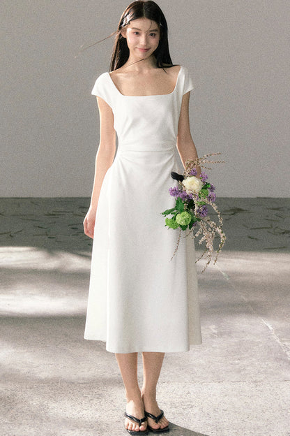 Summer Elegant Slim-Fit Versatile A-Line Dress