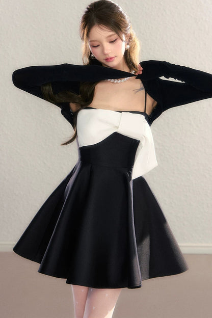 Abito da sera in tulle con spalle scoperte