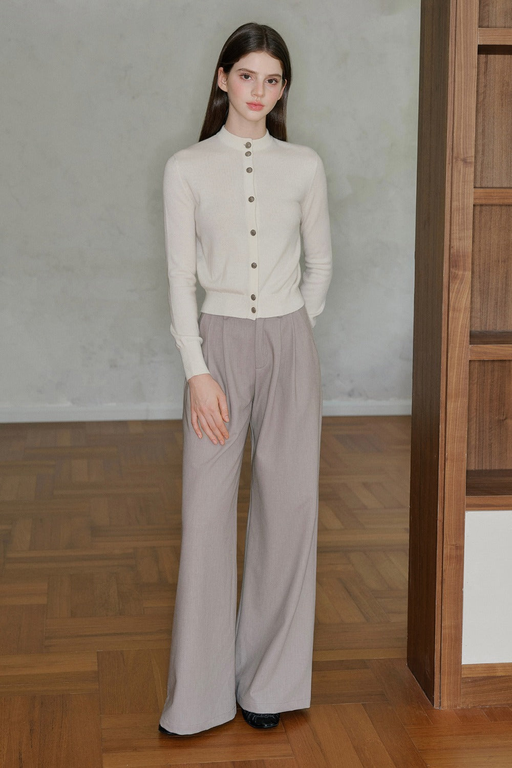 Top cardigan in cashmere stile Old Money