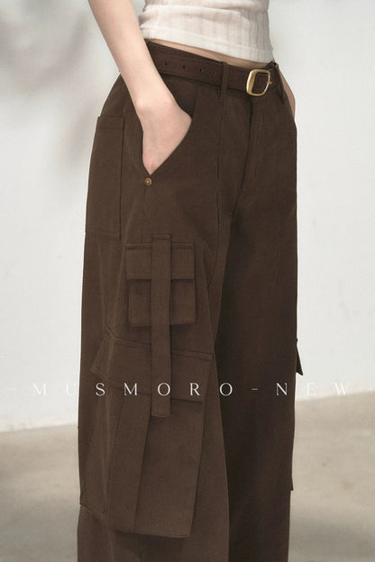 Vintage Ribbon Cargo Pants