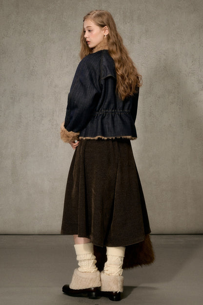 Forest Path Wide-Leg Skirt
