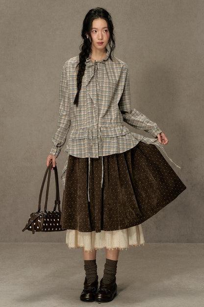 Plaid Long-Sleeve Shirt