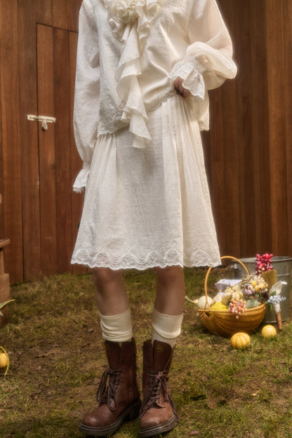 Tencel Cotton Lace Trim Set