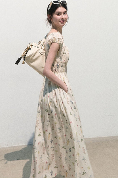 Lush Floral Cotton Dress