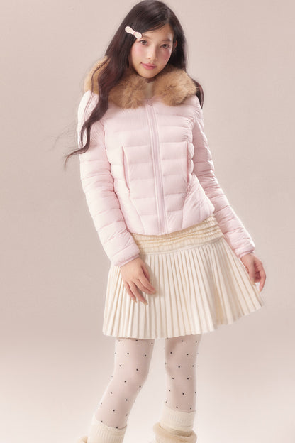 Fur Collar Short Down Jacket