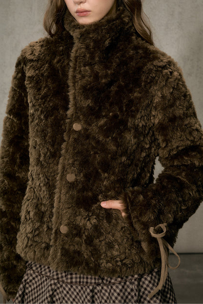 Reversible Suede Lamb Wool Jacket