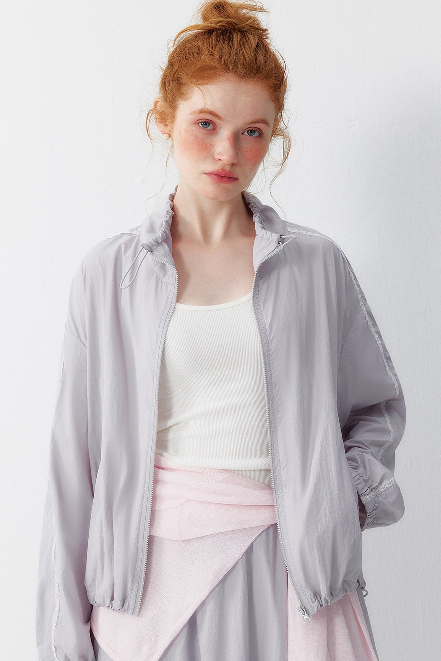 Korean Lace Sun Protection Jacket Set-Up